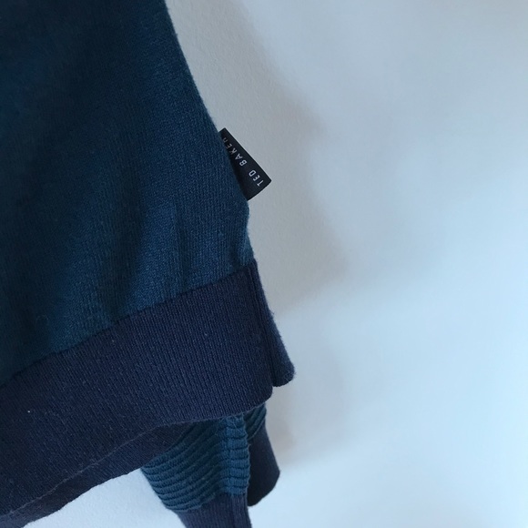 Ted Baker dark teal and navy knit sweater - Picture 7 of 11